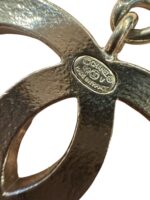 CHANEL White CC Enamel Chain Necklace Belt - Image 4