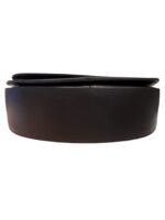 LOET Black Leather Semicircle Bag - Image 7