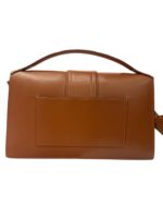 JACQUEMUS Le Bambinou Cognac Leather Bag - Image 2