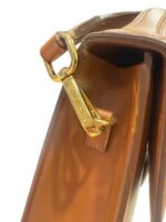 JACQUEMUS Le Bambinou Cognac Leather Bag - Image 7