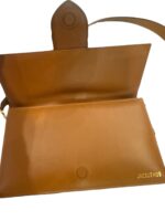 JACQUEMUS Le Bambinou Cognac Leather Bag - Image 8