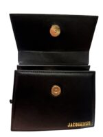 JACQUEMUS the Medium Chiquito Black Leather Bag - Image 4
