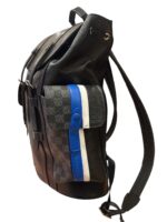 LOUIS VUITTON Christopher MM Grey Turquoise Backpack Limiter Edition - Image 3